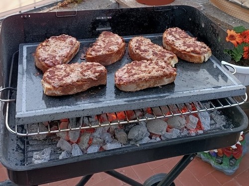 Piastra lavica bbq barbecue - lavica,